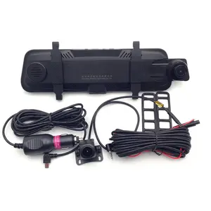 1080P Dual Lens Full Touch Screen Car DVR Camera Rear View Mirror Digital Driving Recorder Car Black Box