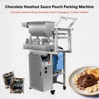 Machine d'emballage automatique pour pâte de chocolat et de noisettes en sachet, équipement de remplissage et d'emballage de pâtes de noix