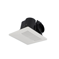 Kipas Ventilasi Listrik 3 Kecepatan Pabrik OEM Lampu LED Timer Sensor Kelembapan Motor DC-Bahan Plastik untuk Penggunaan Rumah Tangga dan Hotel