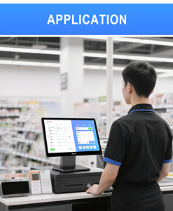 Small Complete Set POS Cash Register with MSR <strong>Credit</strong> <strong>Card</strong> <strong>Reader</strong> De Enregistreuse Payment Machine for Price Checker - Product Image 5