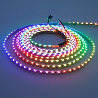 Fournisseur Professionnel Certifié – Bande LED RGB SK6812 SMD 4020 Adressable à Vision Latérale 90 LED/m en Cuivre Magique IP20 avec Télécommande