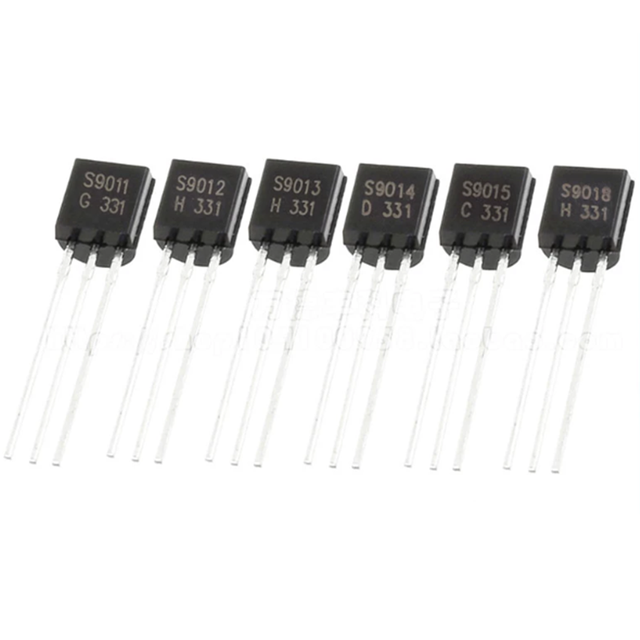 S9011/S9012/S9013/S9014/S9015/S9018 Direct Insertion TO-92 Transistor