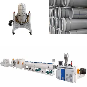 Plastic PVC CPVC UPVC Single-Pipe extruder production line Making Machine PVC Pipe Making Machine