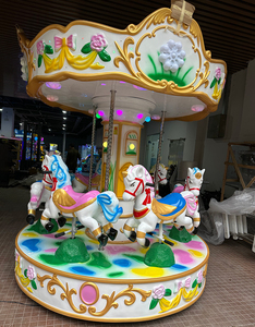 Parc d'attraction pour enfants <span class=keywords><strong>6</strong></span> places, mini carrousel intérieur à jetons, manèges pour enfants à vendre - Product Image 2