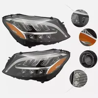 Pour Mercedes Benz W 205 Ensemble de phares US Vision Feux de voiture C180 C200 C300 C63 AMG OEM A2059065504 A2059063406