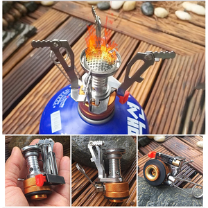 Kampeeraccessoires Gasfornuis Draagbare Outdoor <span class=keywords><strong>Camping</strong></span> Aluminiumlegering Ultralichte Picknick Kookkampoven Survival Oven - Product Image 3