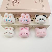 Boneka Kartun Super Lembut Bahan Plush Katak Kecil Beruang Kelinci Panda Kain Tenun Tangan Bros Aksesoris Pakaian Sepatu Topi Kaus Kaki PP