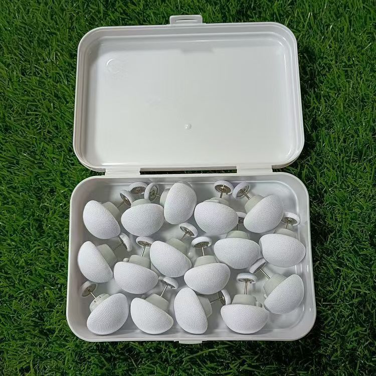 Boîte de rangement blanche de 16 pièces avec épingles en tissu et aiguilles en acier