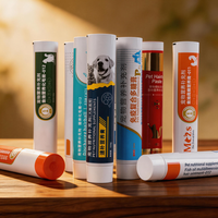 Tube de complément alimentaire pour animaux de compagnie inviolable, garantissant la sécurité du produit contre l'ouverture illégale