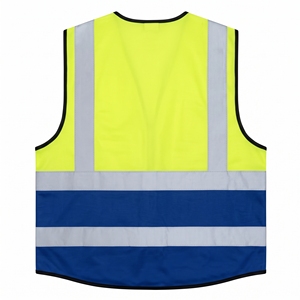Gilet di Sicurezza Riflettente ad Alta Visibilità di Grado Professionale in Tessuto Lavorato a Maglia Durevole con Riflettori - Product Image 5