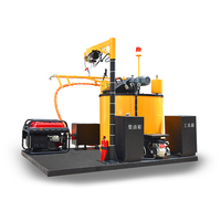 Machine de remplissage de fissures à la cire chaude Tongda pour la réparation routière, 1250 kg, robuste, à essence, efficace pour la réparation des fissures et des trous dans la route