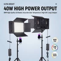 Panneau lumineux LED U600 U800 pour vidéo, éclairage professionnel pour photographie, gradation de la lumière, 3200-5600K, studio, diffusion en direct, photo
