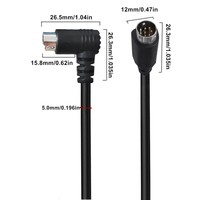 8-Pin Mini-DIN Verlängerungskabel 5 Typen Stecker auf Buchse Stecker auf Stecker Gerade 90 Grad 0,5M 1,8M 3M S-Video Kabel