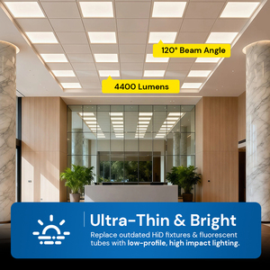 Éclairage commercial et industriel encastré 2 pieds 4 pieds 30w 40w 50w carré 60x60 LED dimmable panneau lumineux plat pour la maison et le bureau - Product Image 4