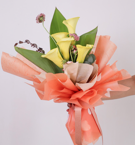 JOYWOOD Grand cœur <span class=keywords><strong>Nosa</strong></span> Papier d'emballage pour fleurs en rouleau double face imperméable recyclable Matériel d'emballage pour bouquet Fleuriste - Product Image 3