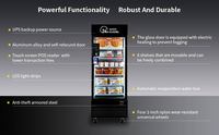 Haha Vending US Local Stock Café Jus Protéiné Shake Frozen AI Distributeur automatique intelligent entièrement automatique avec SDK et prise US 550F