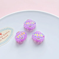 Série Plage et Mer : Cabochons en résine étoile de mer, coquillage, dauphin, dos plat, pour boîtes de rangement, pinces à cheveux, breloques pour chaussures, artisanat DIY, vente en gros