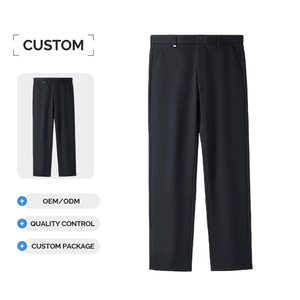 <span class=keywords><strong>Pantalon</strong></span> homme 2026 Automne Nouveau Premium Infroissable Anti-plis Légèrement Extensible Smart Casual Coupe Ajustée - Product Image 1