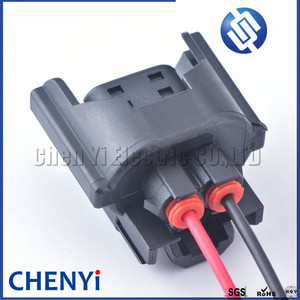 2 Pin otomotif konektor tahan air steker Pigtail Light lampu kabut Plug untuk Beetle Caddy Golf untuk A4 A6 - Product Image 4