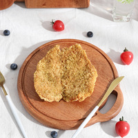 Planche à découper en bois d'ébène naturel écologique, bois massif naturel pour support alimentaire, plateaux de service et plateaux pour restaurants