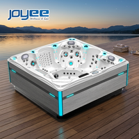 Spa hydro-massant extérieur JOYEE, bain à remous extérieur le plus vendu, piscine spa extérieure pour 5 personnes, fabriqué en Chine
