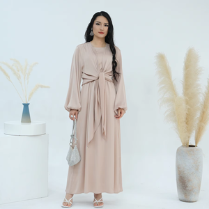 Yibaoli produttore abbigliamento islam 4 colori moderno <span class=keywords><strong>turco</strong></span> nuovo <span class=keywords><strong>modello</strong></span> due pezzi abaya set a dubai - Product Image 2