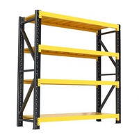 Étagère de stockage durable pour entrepôt, en acier à 5 couches, anti-corrosion, multi-niveaux, revêtement époxy bleu, capacité de charge de 150 kg