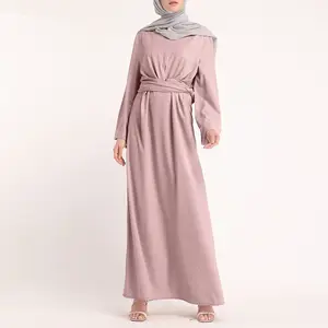 Custom Delicate Muslin Abaya Eid Muslimah Islam Modest Women Islamic Dresses
