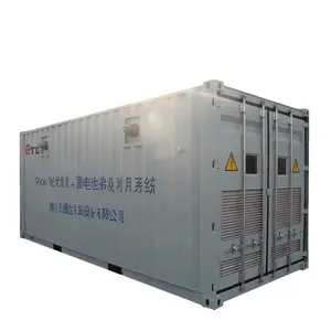 20Ft PV/generator shipping container on site