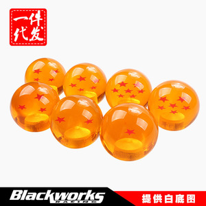 Black Works Racing Dragon Ball Gear Knob 1-7 Star Plastic Shift Knob Head Car <b>Interior</b> <b>Accessory</b> - Product Image 5