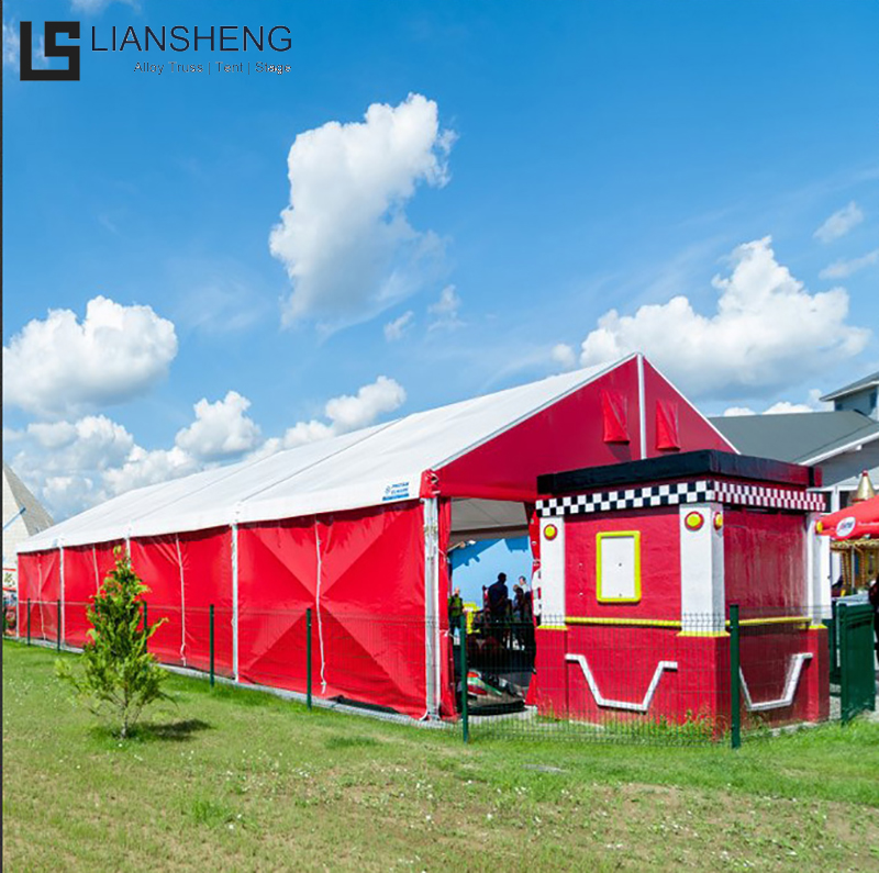 Заказная красная открытая стальная каркасная палатка для вечеринок для свадебных мероприятий