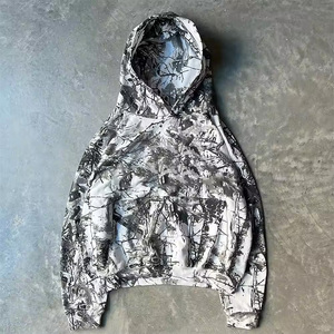 READY CLOTH Ensemble de salon camouflage pour homme Commande en gros Boxy Fit Streetwear 100% coton Real Tree DTG Branch Print Heavyweight Vintage - Product Image 4