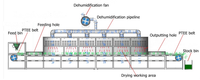 Nouvelle machine à micro-ondes de déshydratation de graines de noix et de melon à grande échelle industrielle automatique