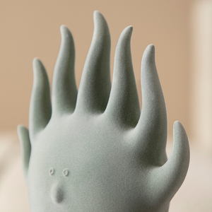 Figura Decorativa de Resina con Diseño Artístico de Espíritu de Calabaza y Algas Marinas Abstractas, Decoración para el Hogar, Oficina o Aniversario - Product Image 3