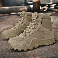Bottes tactiques pour hommes, grande taille, décontractées, pour l'extérieur, antidérapantes, pour la randonnée, avec semelle en caoutchouc épaisse, vente en gros