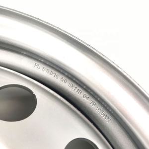 Wheelsky ET1360501-R12-S <span class=keywords><strong>13</strong></span> <span class=keywords><strong>Pouces</strong></span> 13x6.0 5x112 Peinture argentée En Acier Jantes <span class=keywords><strong>De</strong></span> Roues <span class=keywords><strong>De</strong></span> <span class=keywords><strong>Remorque</strong></span> - Product Image 2