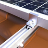 Collier de serrage en aluminium pour panneau solaire, fixation directe usine, support de montage PV