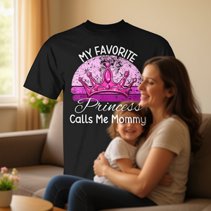 Mi princesa favorita me llama mamá, camiseta, regalo del Día de la Madre para mamá - Product Image 3