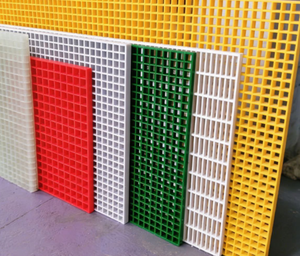 Grille en plastique renforcé de fibres de verre - un type de grille en fibre de verre utilisée pour le drainage <span class=keywords><strong>sur</strong></span> les plateformes de passerelles - Product Image 6