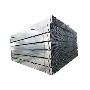 40x80 galvanized rectangular hollow section steel pipe metal iron tube to Europe and America