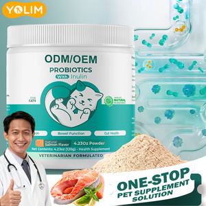 Aangepaste verpakking natuurlijke biologische hondenprobiotica poeder ter ondersteuning van de spijsvertering, verlichting van diarree, supplement van probiotica poeder voor huisdieren - Product Image 1