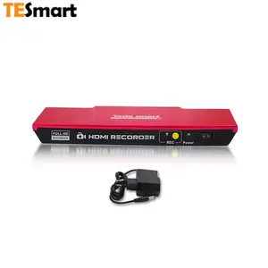 TESmart Full HD PVR DVR hdmi girişi ile USB flash sürücü kaydedici oyun HDMI kaydedici oynatıcı