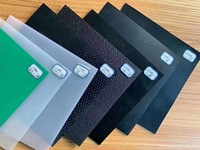 Rouleau de géomembrane HDPE de haute qualité pour l'étanchéité et l'éco-responsabilité, idéal pour les décharges, les bassins et les applications de toiture