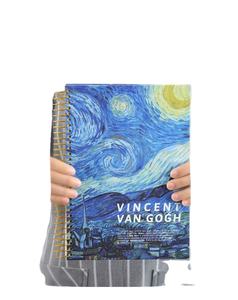 Cuaderno Espiral de Tapa Dura con Diseño Impresionista de <span class=keywords><strong>Monet</strong></span>, 150 Hojas, Encuadernación Dorada, Tamaño B5 - Product Image 1