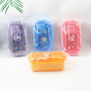 Cartoon Childrens Lunchbox Set 21x12x7.5cm Rectangle Seal Lid Leak Proof Bento <b>Box</b> For <b>Kids</b> Student Food <b>Storage</b> - Product Image 4