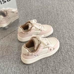 Zapatillas Casuales Estilo Coreano 2026 para Mujer, Zapatos Blancos de Suela Gruesa de Fábrica, Zapatos de Plataforma Combinables con Todo - Product Image 4