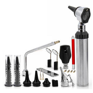 Set de Diagnóstico ENT Profesional, Instrumentos ENT de Acero Inoxidable, Manuales, Portátiles, de Bolsillo, con Fibra Óptica - Product Image 6