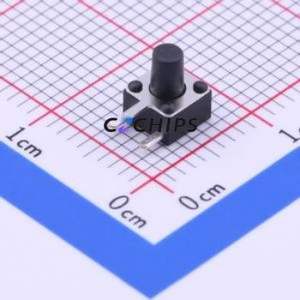 TC-1109DE-C-F Tactile Switch Through hole Component (THT) Switch Single Pole Single Throw Round Button 2.6N Through Hole - Product Image 1