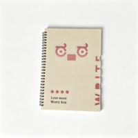 Carnet à spirale double fil B5, carnet à spirale rigide Kawaii, carnet à spirale rigide personnalisé en gros