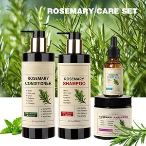Unsere eigene Marke Bio Rosmarin ätherisches Öl Shampoo, Haarwuchs Shampoo und Conditioner Vierteiliges Set für Frauen - Product Image 2